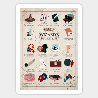 Wizard's Bucket List Sticker